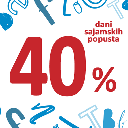 Sajamska akcija 40% na deretina izdanja